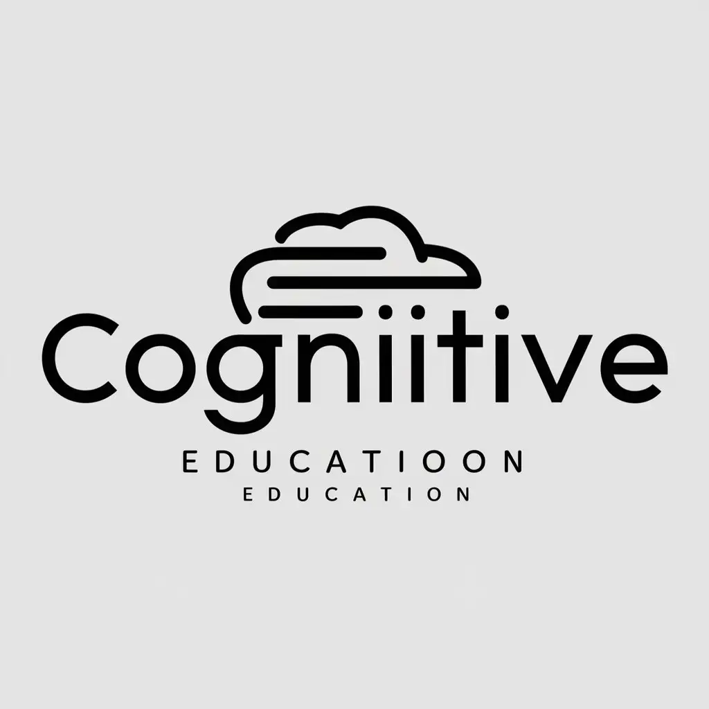 a logo design,with the text "Cognitive", main symbol:Granat,Moderate,be used in Education industry,clear background