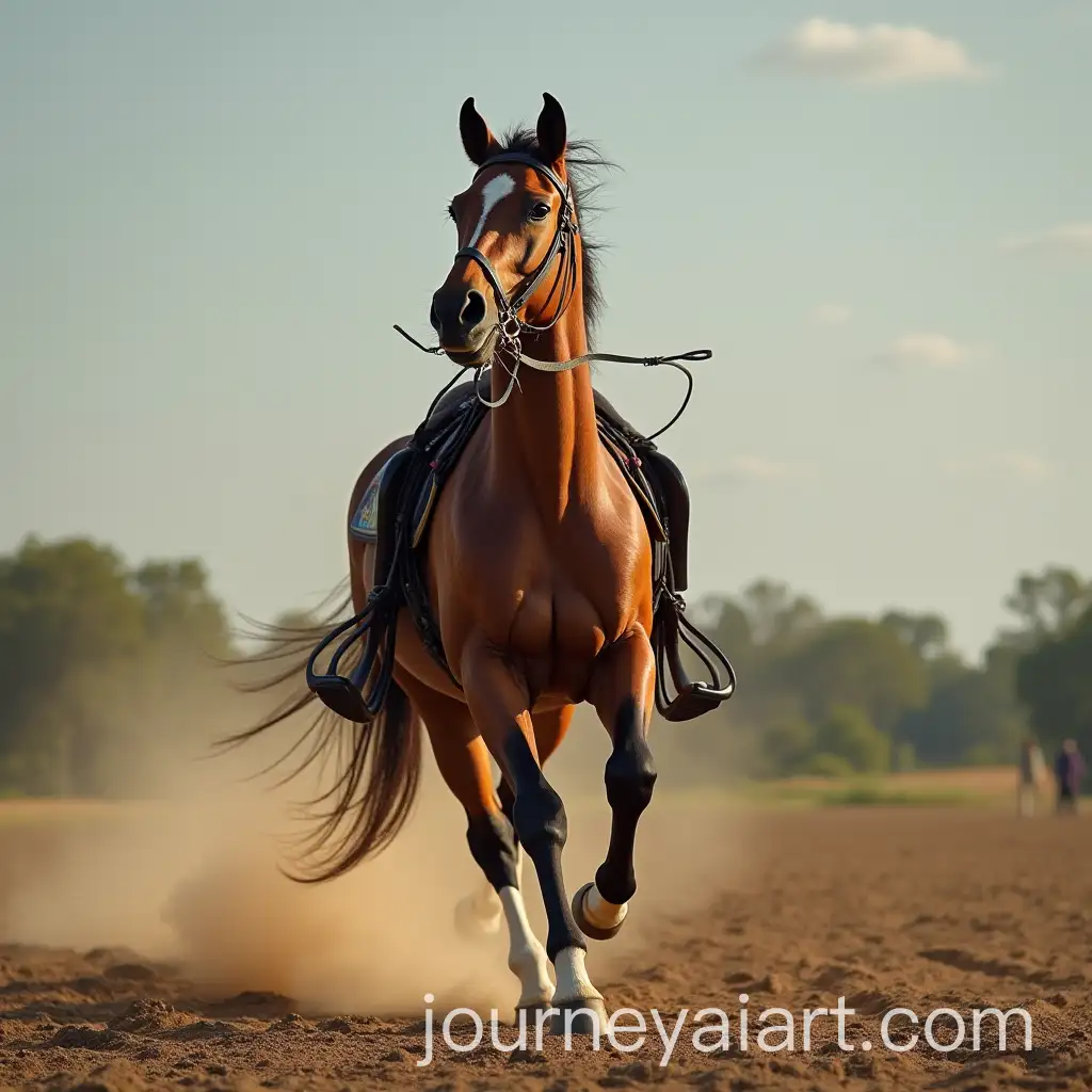 Majestic-Horse-in-a-Serene-Landscape
