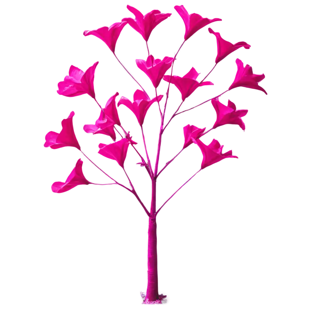 Fuschia-and-White-Victor-Tree-PNG-Image-for-Creative-Projects