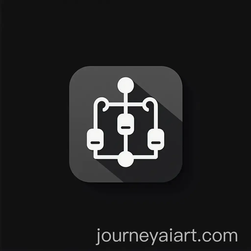 MinimalisticAI-Art-Prompt-Expansion-BlackandWhite-2D-Icon-for-Information-Technology-Network-Services
