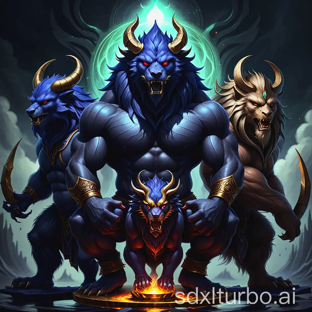 Dark-Oil-Awakening-Four-Beast-Alliance-Battle-Scene