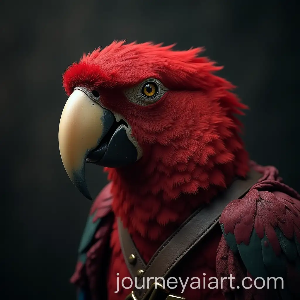Evil-Pirate-Parrot-with-Dark-Aura-and-Menacing-Expression