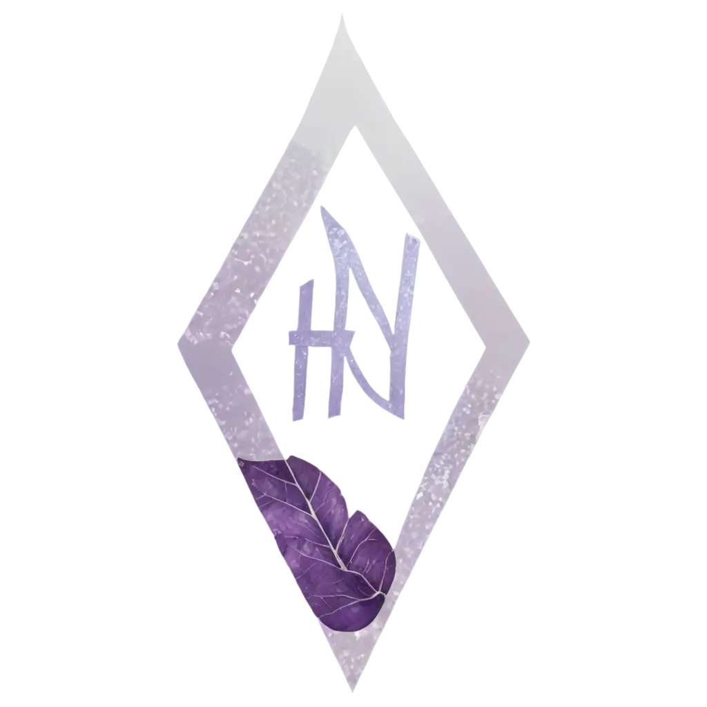 Unique-PNG-Image-of-Purple-and-Gray-Leaves-with-FN-Letters-Inside-a-Diamond