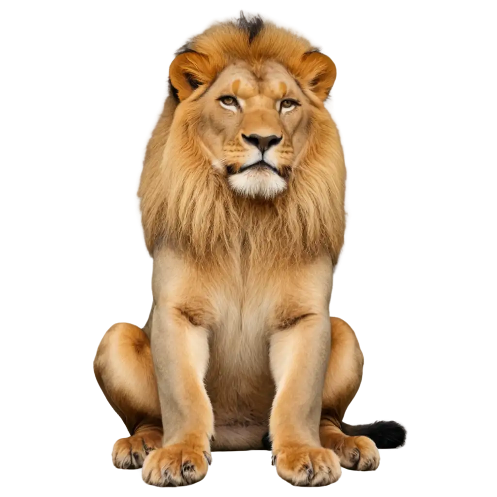 HighQuality-PNG-Image-of-a-Sitting-Lion-Perfect-for-Various-Applications