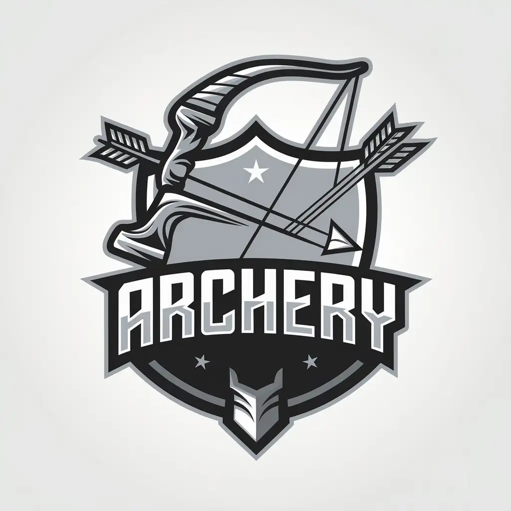 LOGO-Design-for-Archery-Fitness-Vector-Art-with-Bow-and-Arrows-Clear-Background