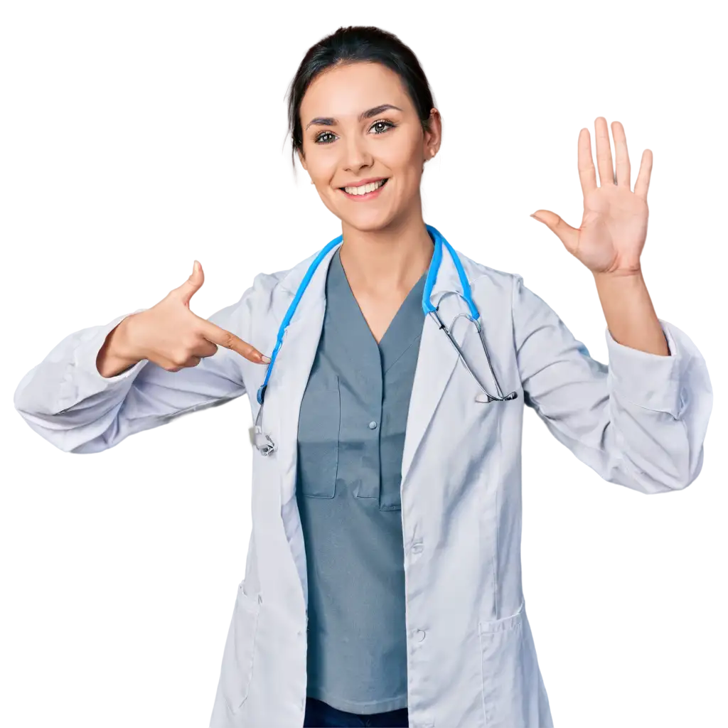 smiling woman doctor