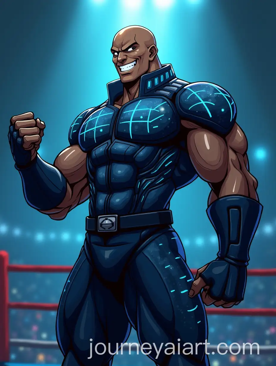 Muscular-Anime-Fighter-in-Futuristic-Outfit-with-Dynamic-Lighting