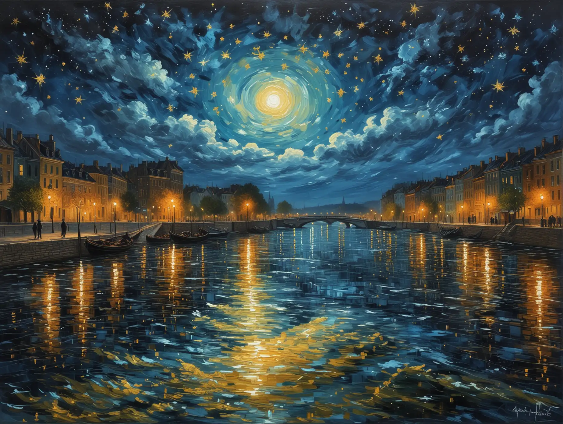 Surreal-Starry-Night-Sky-Reflection-Painting