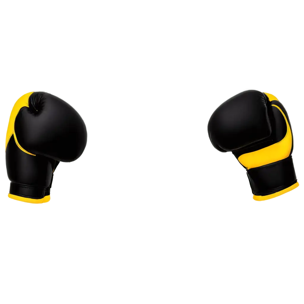 Yellow-Border-Round-PNG-Logo-with-Boxing-Gloves-on-Black-Background