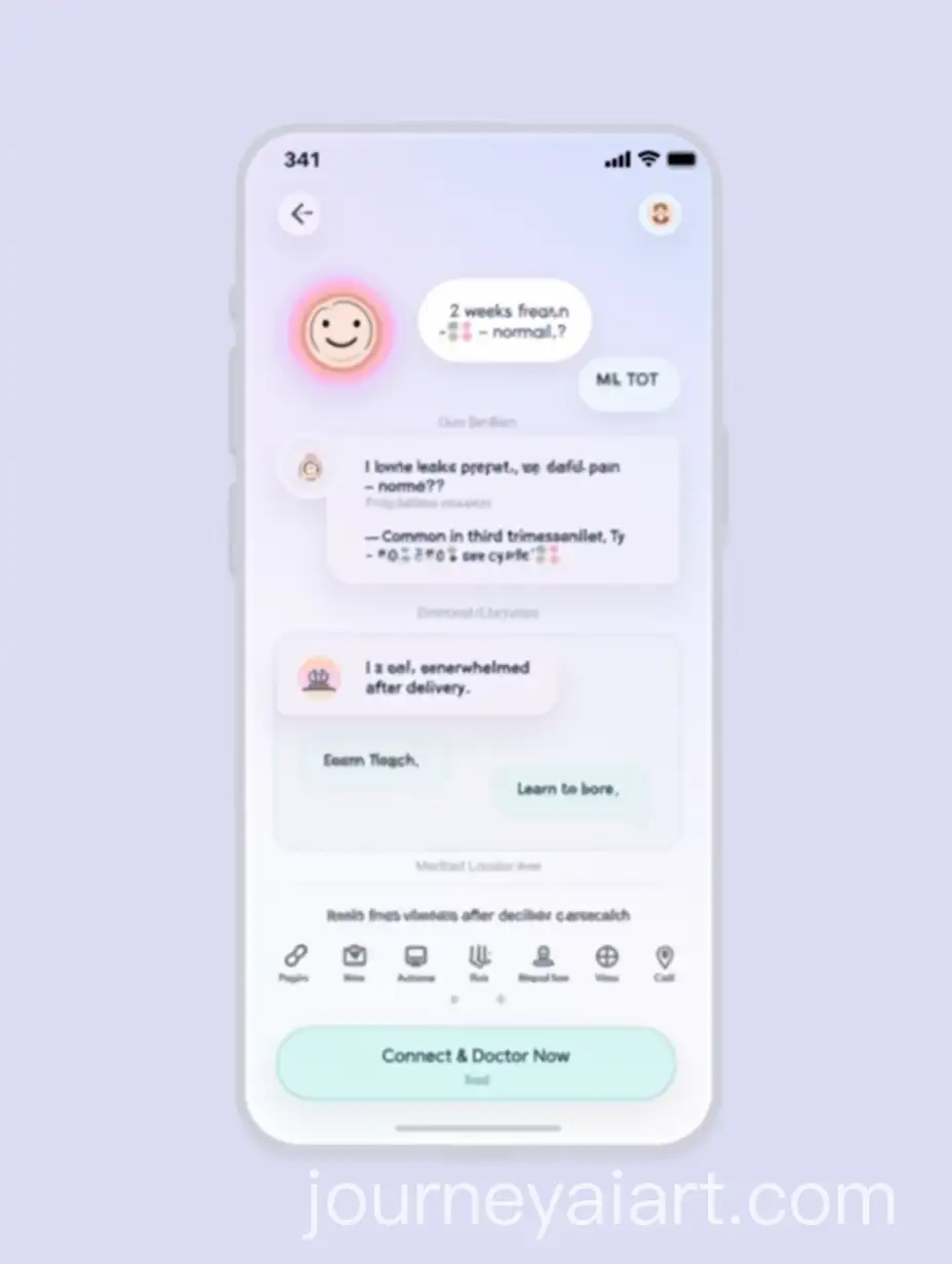 Modern-Minimalist-Mobile-App-Interface-for-Pregnancy-and-Postpartum-Support