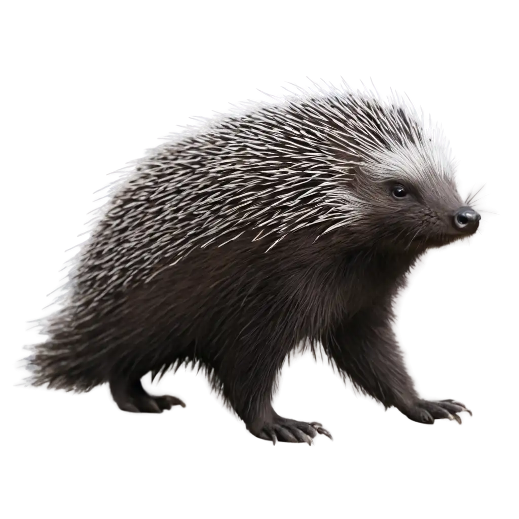 HighQuality-PNG-Image-of-aPNG-Image-Optimization-Porcupine-Walking-in-Front-Perfect-for-Various-Creative-Projects