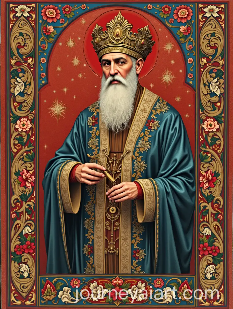 Persian-Painting-in-the-Style-of-Kamalo-Din-Behzaz