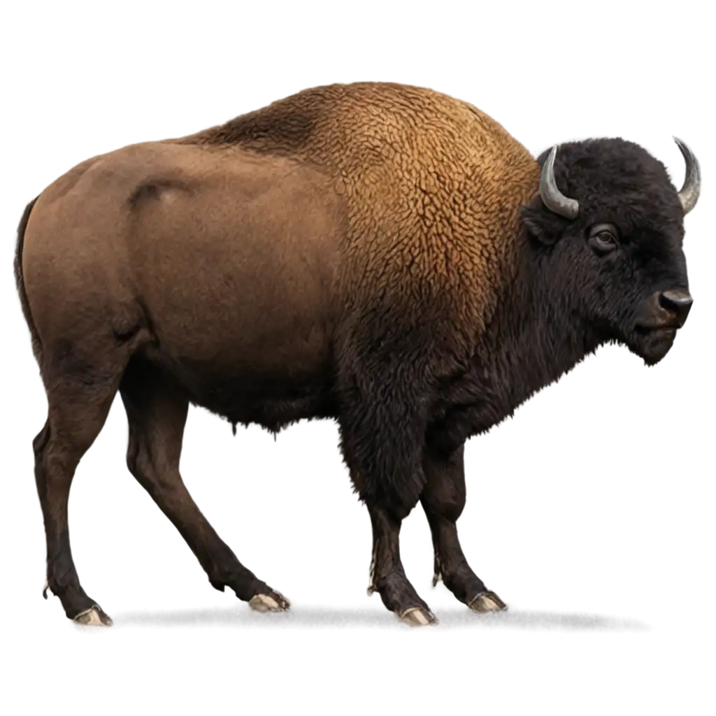 HighQuality-Bison-PNG-Image-for-Versatile-Usage