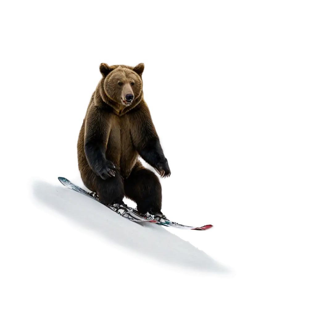 Bear-Skiing-Down-a-SnowCovered-Hill-in-PNG-Format-Winter-Fun-Scene