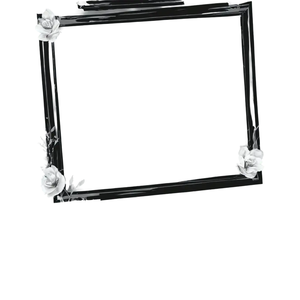 HighQuality-Black-and-White-Photo-Frame-PNG-for-Creative-Projects