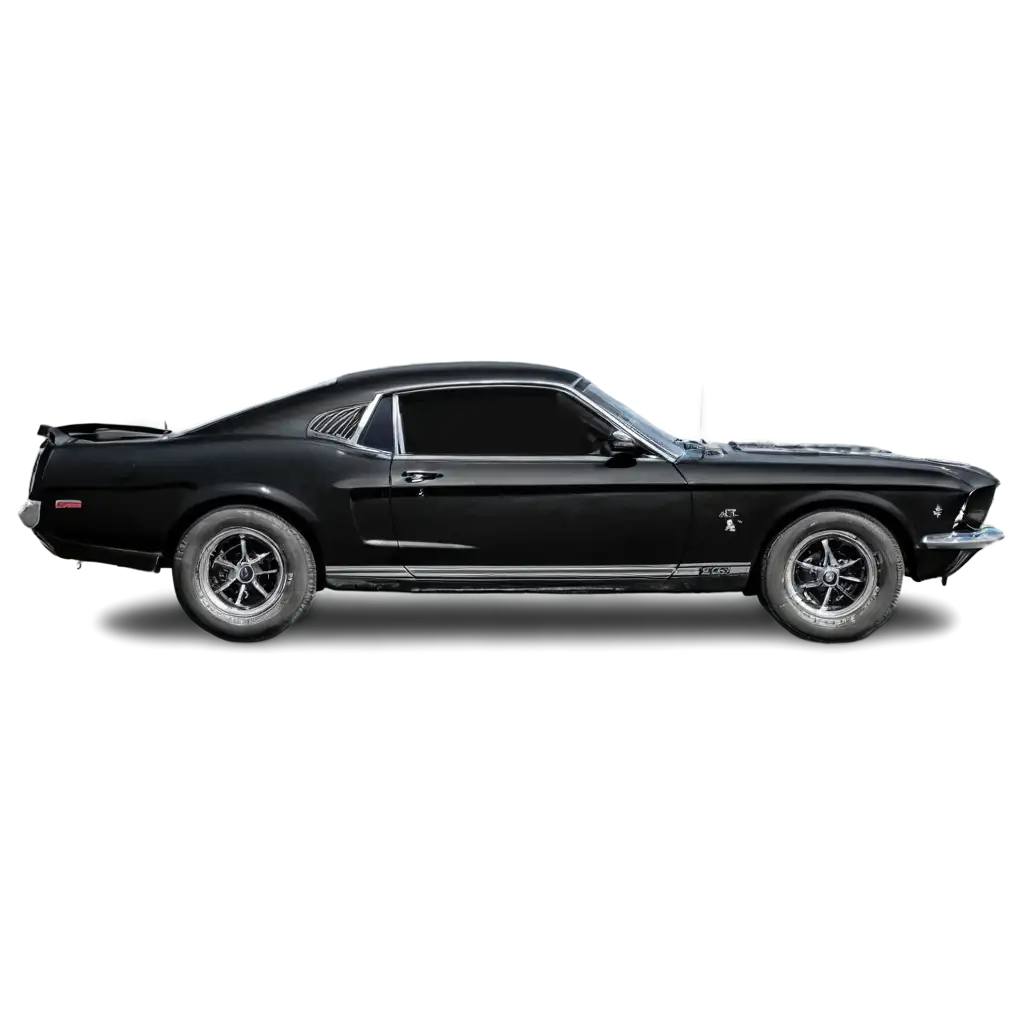 Black color Mustang 1969