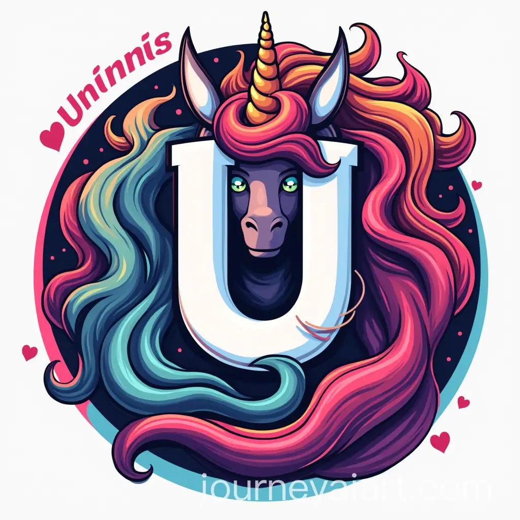 Colorful-Unicorn-Racing-Team-Logo-with-Apocalyptic-Theme