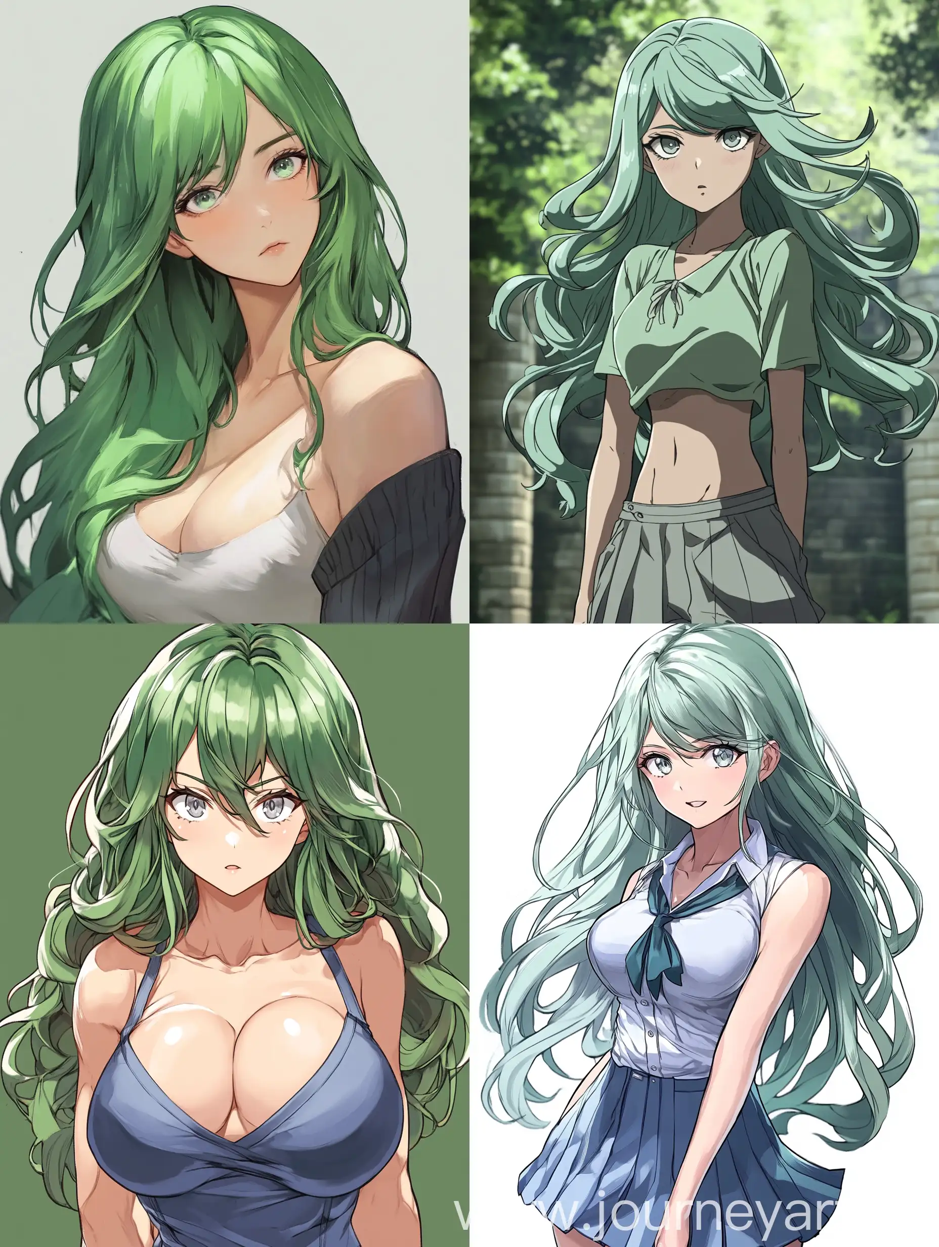 Student-Council-President-with-Long-Wavy-Green-Hair-and-Silver-Eyes