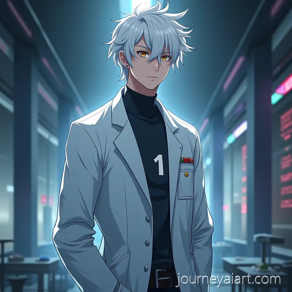 Anime-Scientist-Engineer-USSS-Agent-in-Futuristic-Laboratory-with-White-Hair