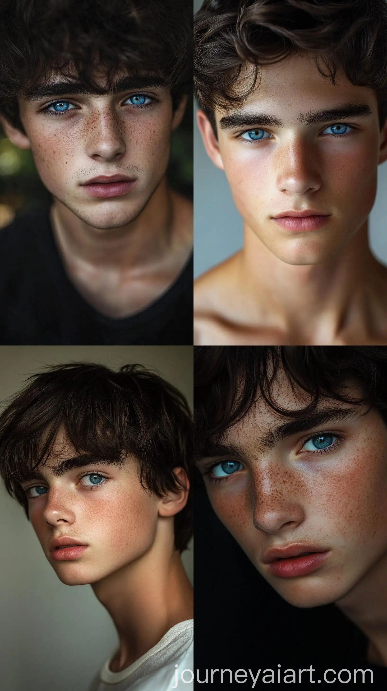 Portrait-of-a-Handsome-17YearOld-Boy-with-Brown-Hair-and-Blue-Eyes
