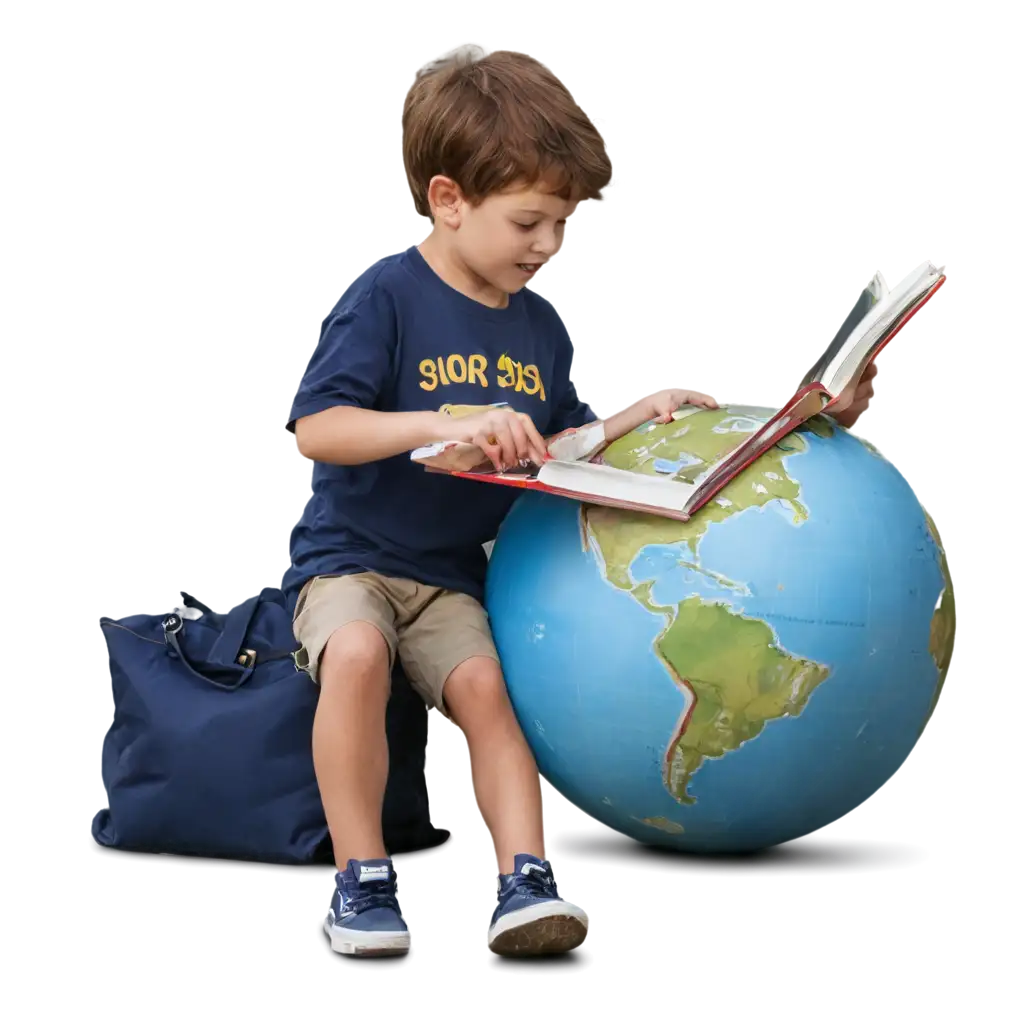 Boy-Reading-Around-the-Planet-PNG-Image-for-Clear-and-Detailed-Visuals