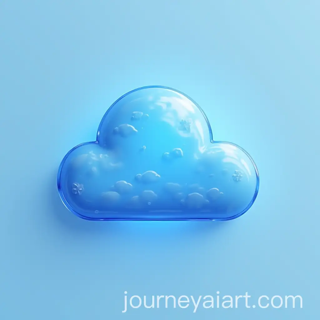 Clever-Cloud-Logo-in-Blue-White-and-Glass-Design