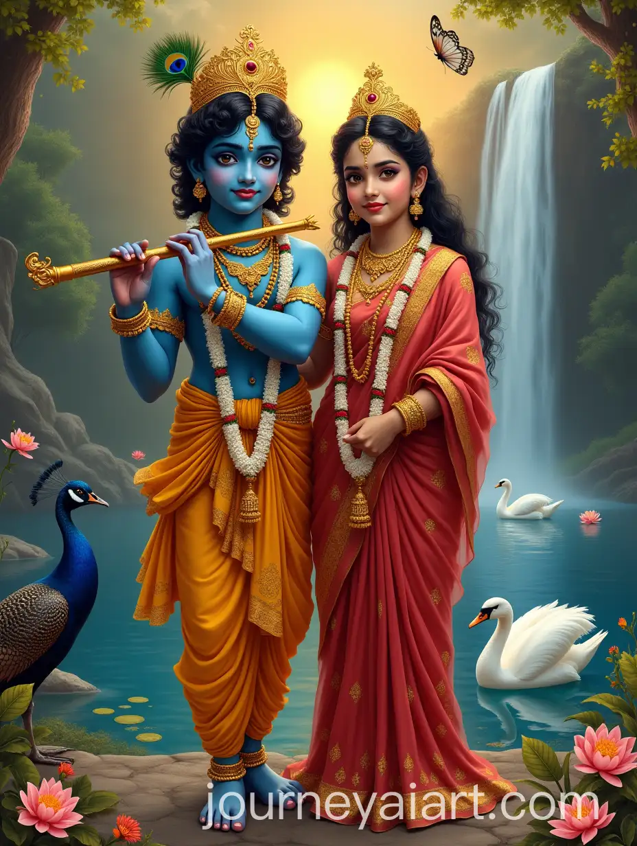 Radha-and-Krishna-Surrounded-by-Nature-in-a-Divine-Moment-of-Harmony