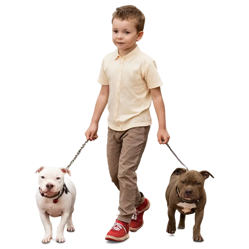 HighQuality-PNG-Image-of-a-Boy-Walking-with-Two-Pit-Bulls-on-a-Leash