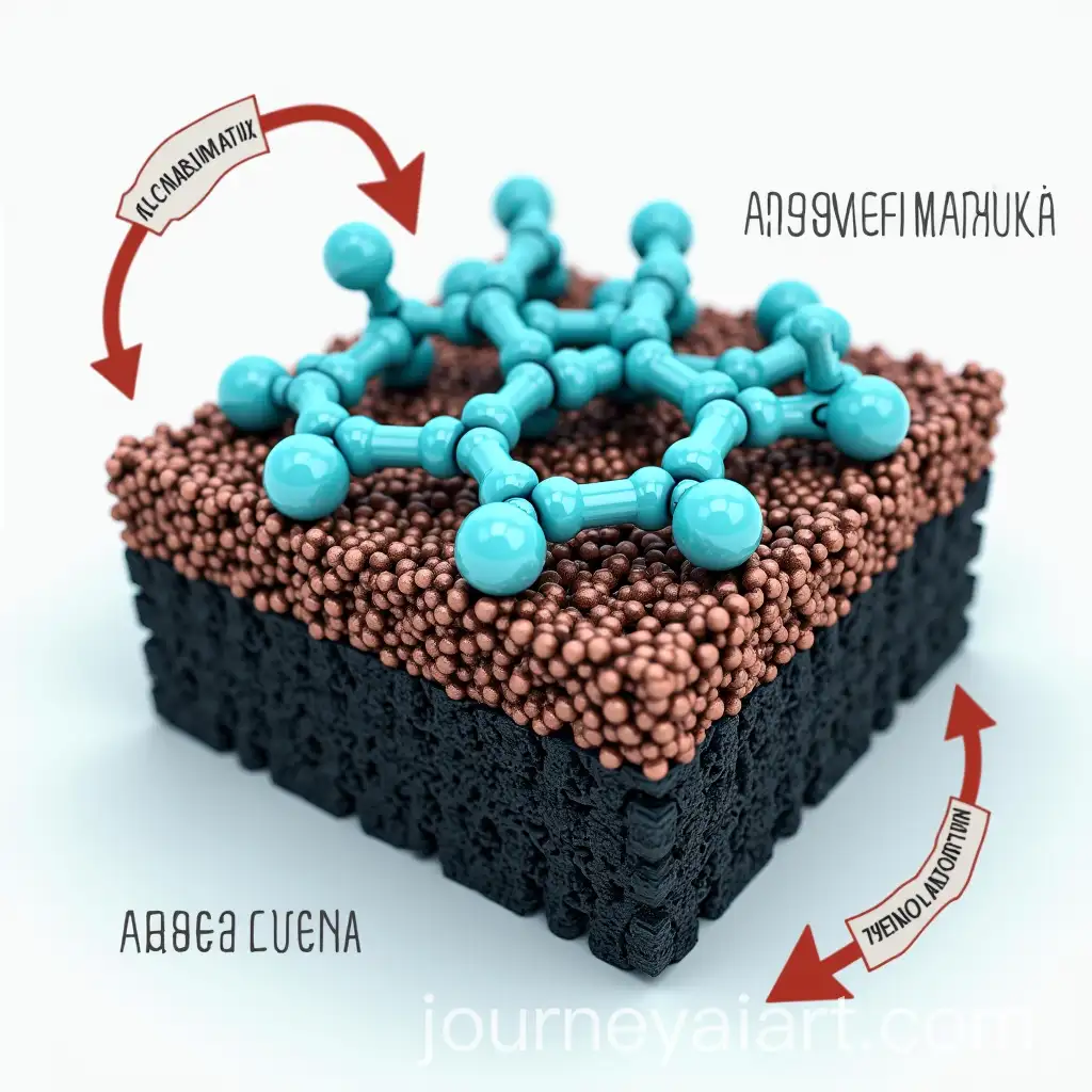 HighResolutionAI-Art-Prompt-Expansion-3D-Visualization-of-Magnetic-Adsorbent-with-Phenol-Molecule-Adsorption