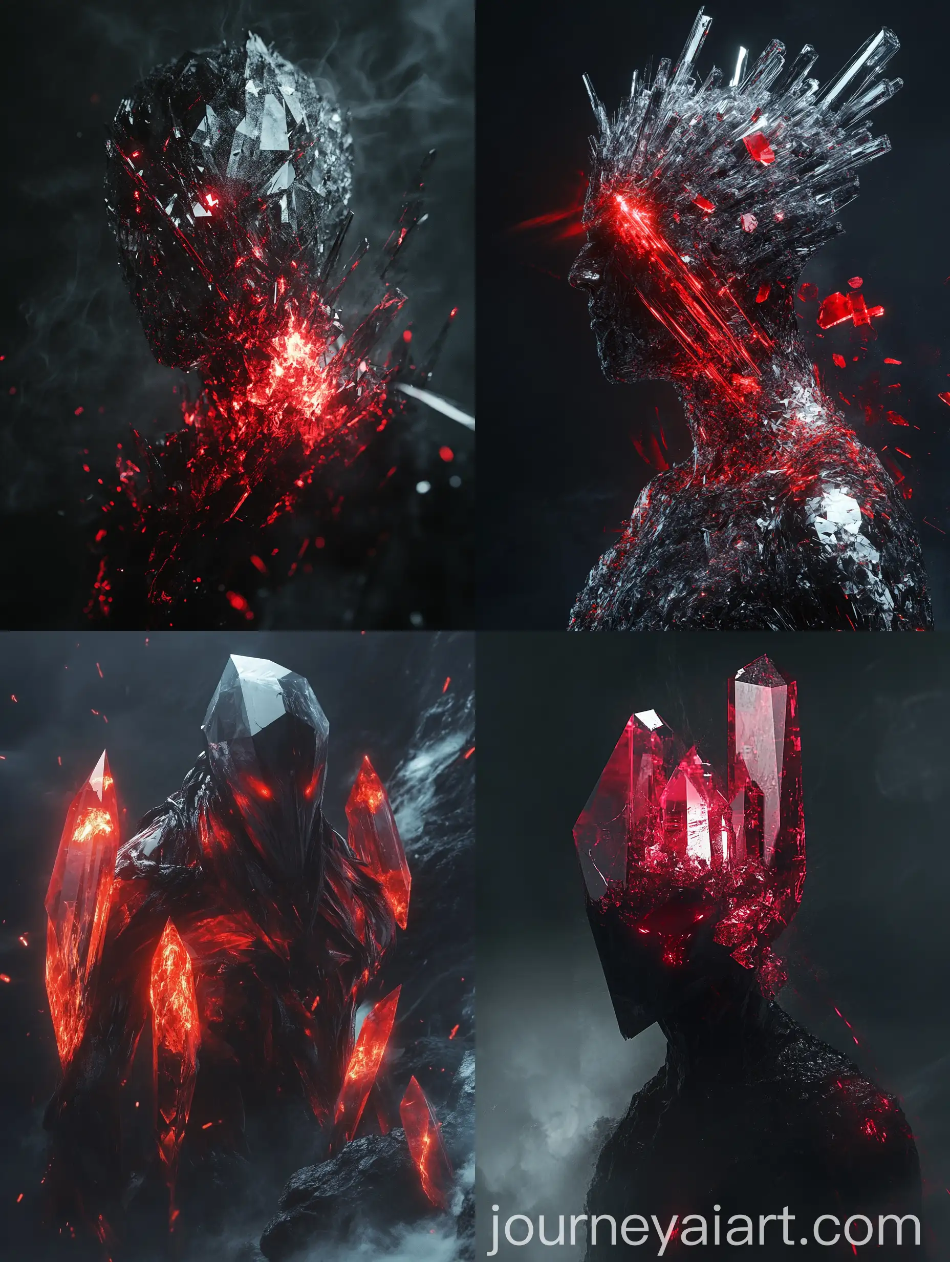 Sinister-Crystalized-Figure-with-Red-Glowing-Elements-on-Dark-Background