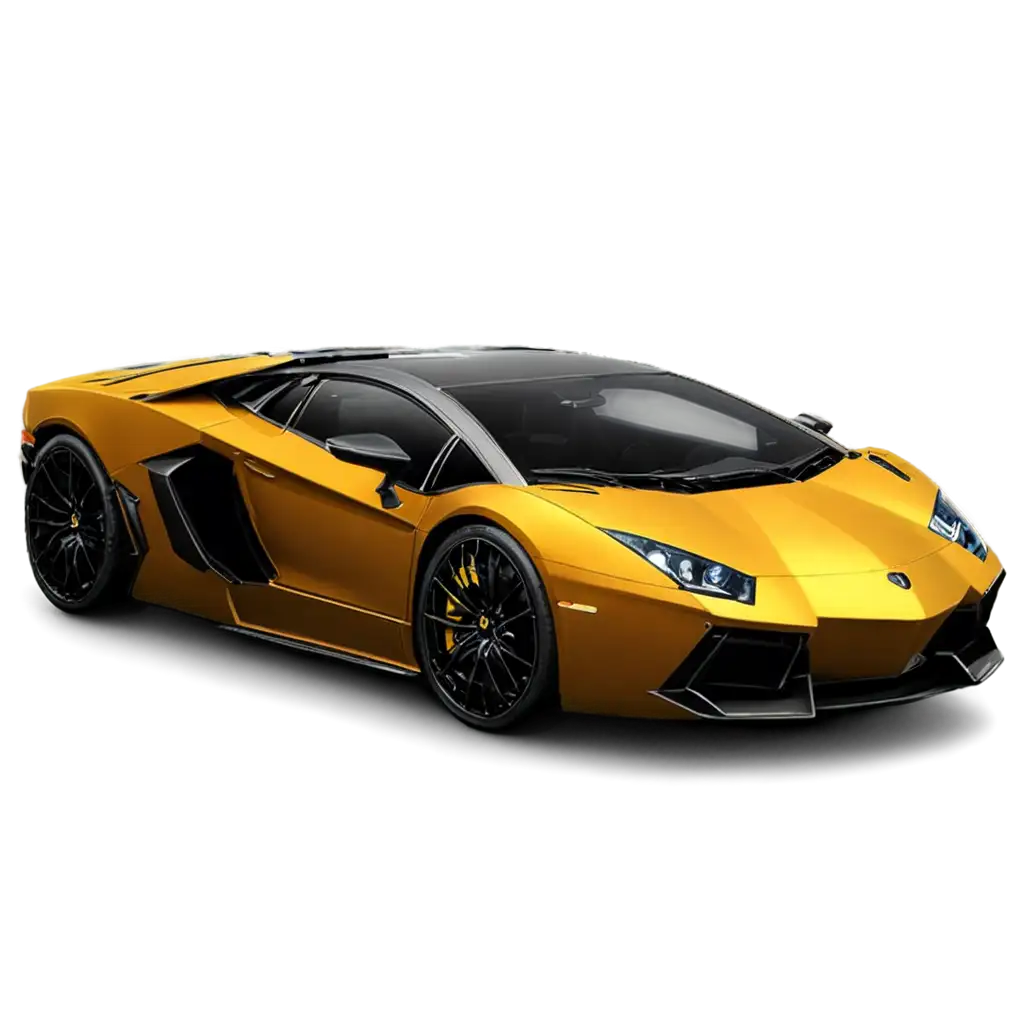 Golden-Lamborghini-PNG-Image-Luxury-Car-in-Stunning-Detail