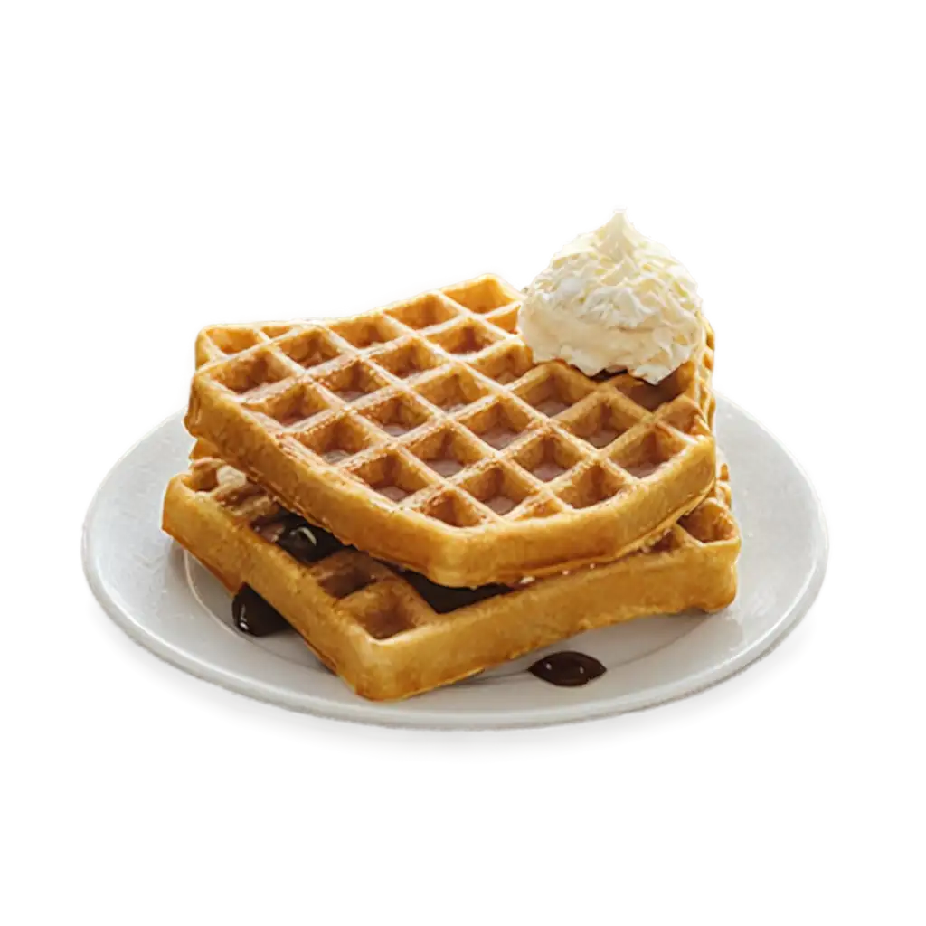 Delicious-Waffle-PNG-Image-Crispy-Texture-and-Mouthwatering-Details