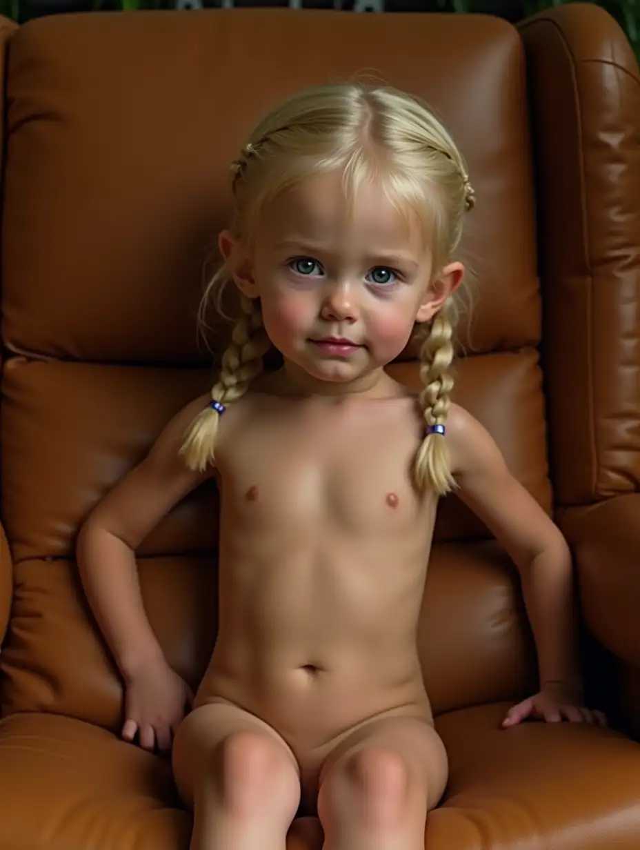 Skinny-Girl-with-Sandy-Blonde-Hair-Relaxing-on-Leather-Recliner