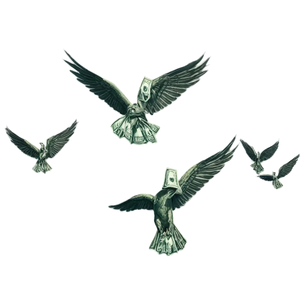 Flying-Dollar-PNG-HighQuality-Transparent-Image-for-Various-Uses