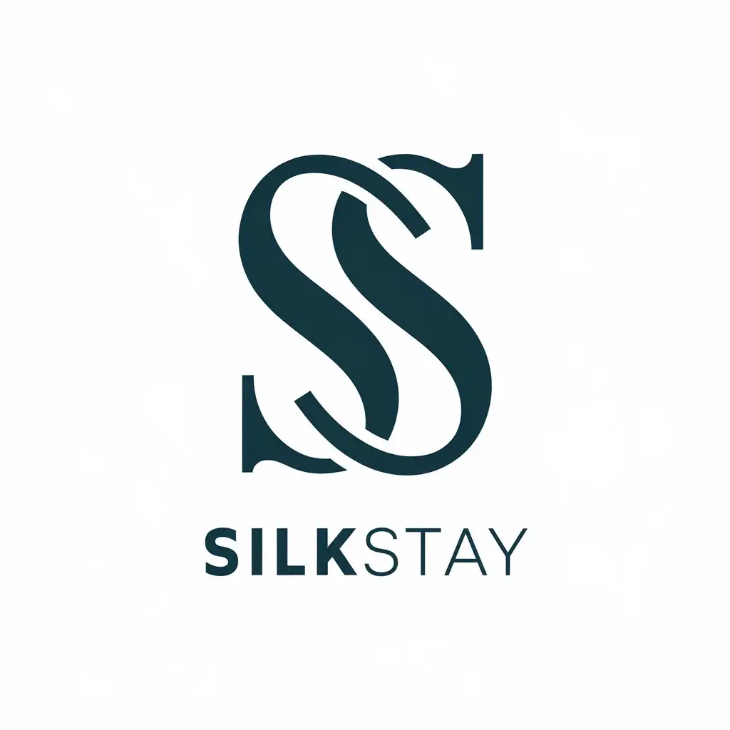 LOGO Design for SilkStay Vector Logo with SS Symbol for Travel Industry