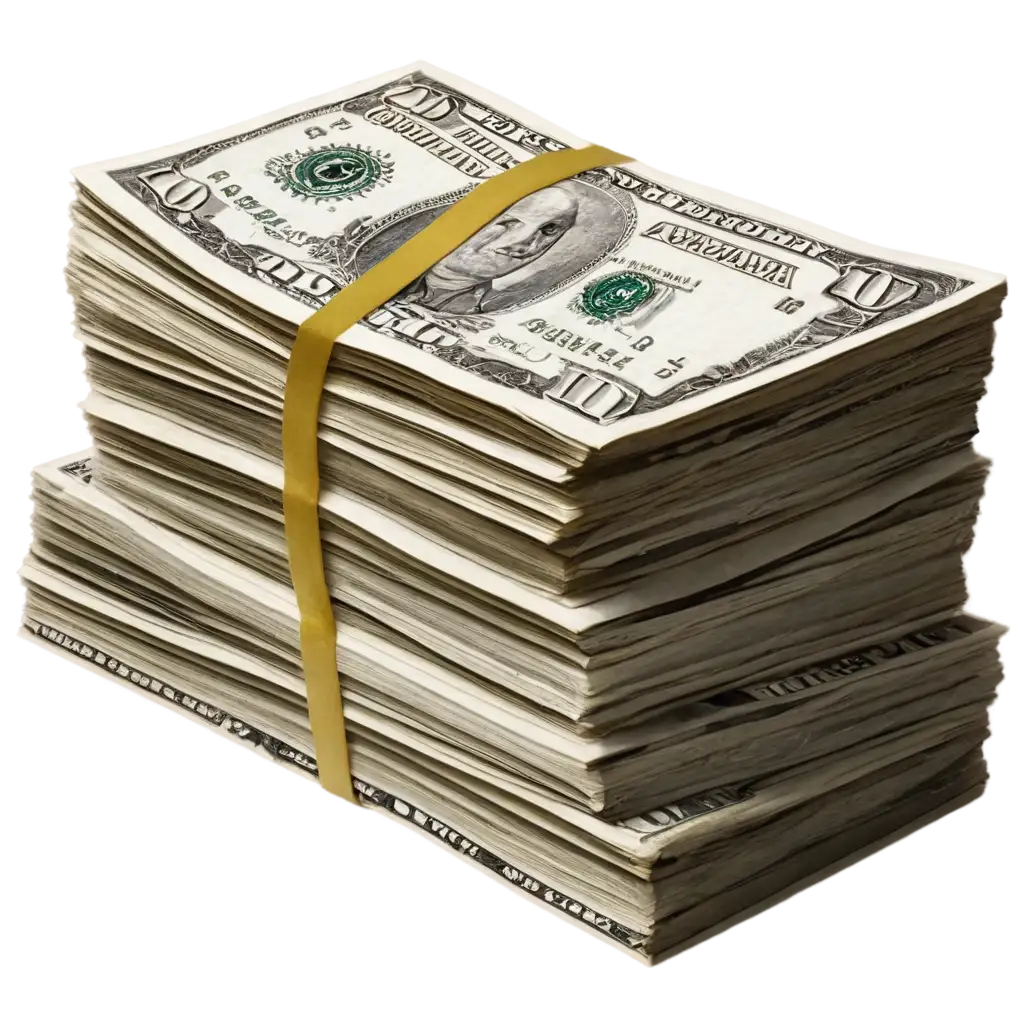 HighQuality-PNG-Image-of-a-Stack-of-20-Dollars-Enhance-Your-Visual-Content