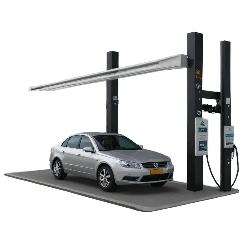 Dependent-Two-Post-Stacker-Car-Parking-System-PNG-Image-Efficient-Urban-Parking-Solutions