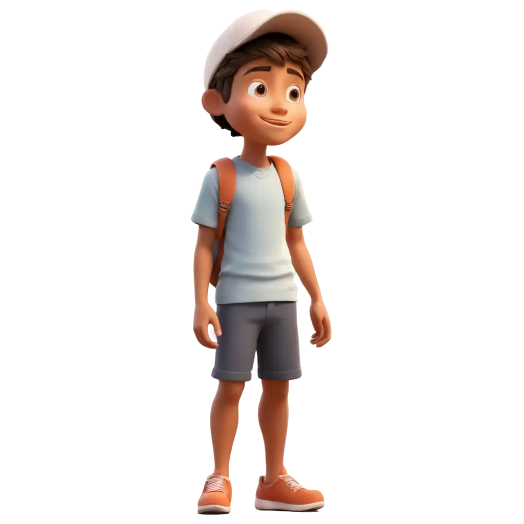 3D-PNG-Image-of-a-Boy-Gazing-at-the-Sky-Enhance-Your-Visual-Content-with-Clarity-and-Detail