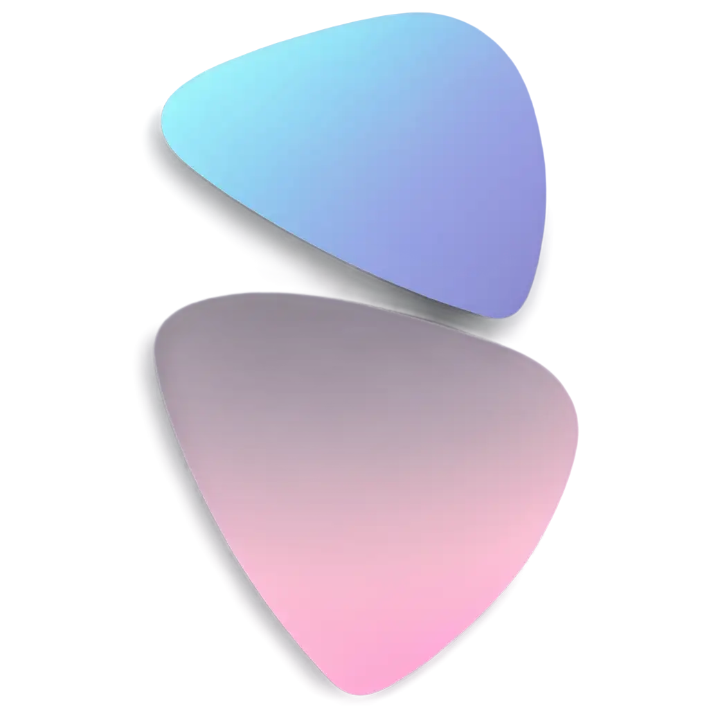 Blue-and-Pink-Gradient-Plectrum-PNG-Vibrant-Musical-Tool-for-Creative-Designs