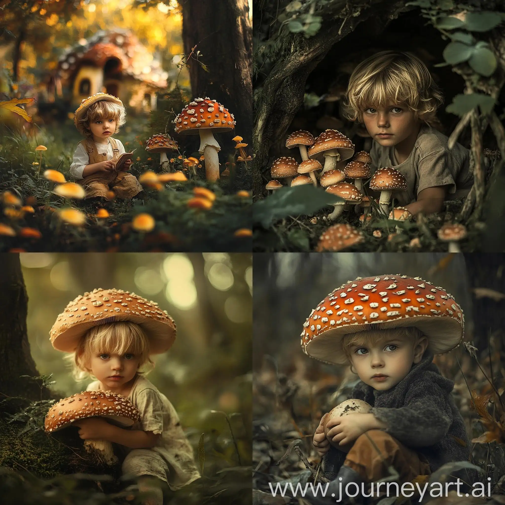 Enchanted-Mushroom-Child-in-a-Fairy-World-Farm