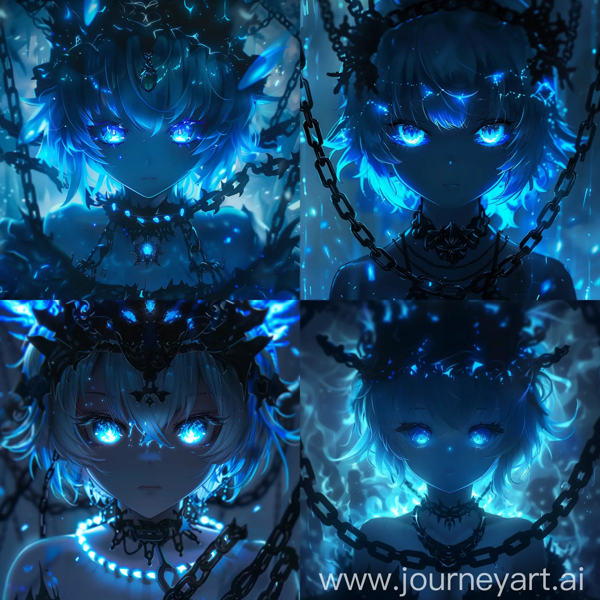 Enigmatic-Girl-with-Blue-Eyes-and-Bioluminescent-Chain-Necklace