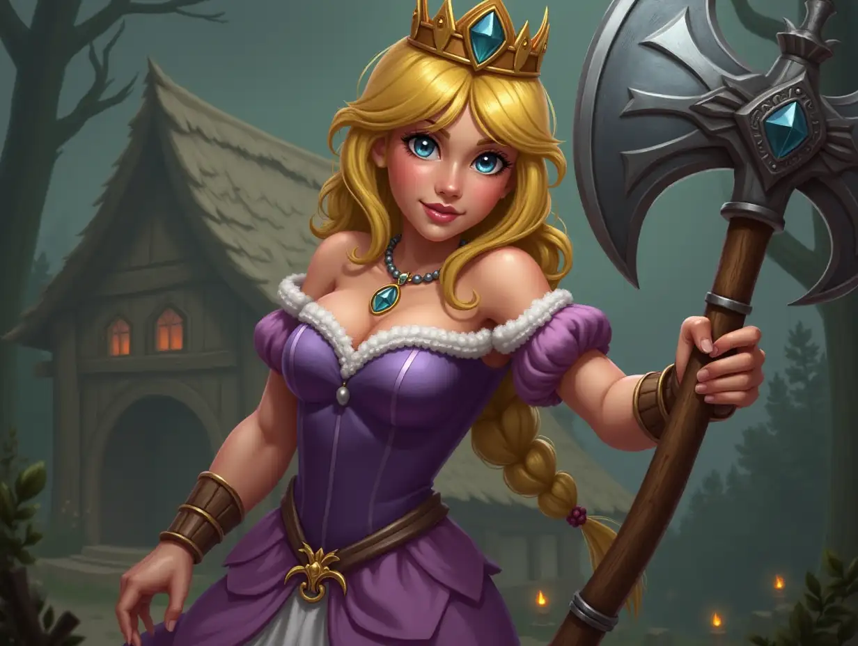 Scary Princess with Axe