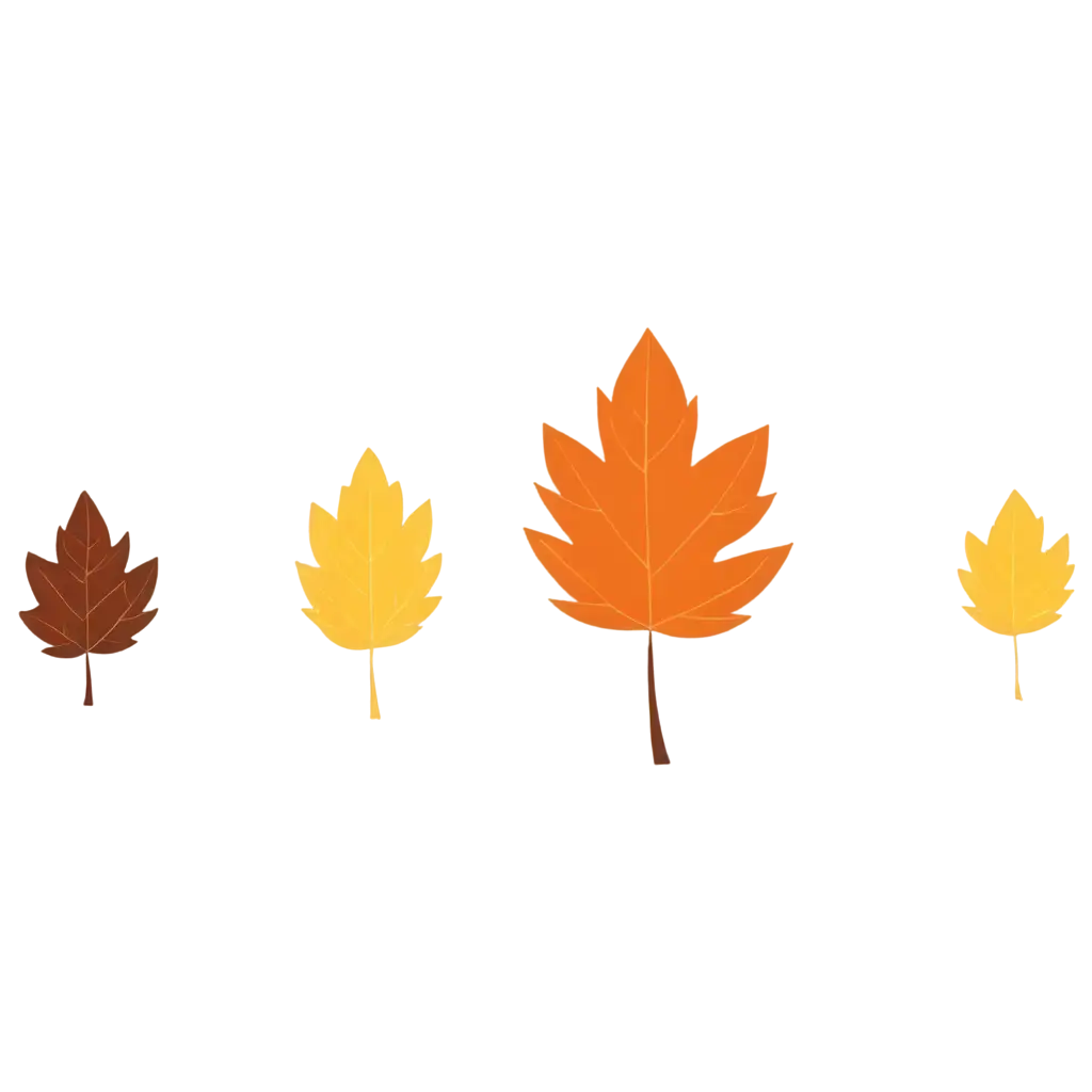 Stunning-Autumn-Leaves-Clip-Art-in-PNG-Format-for-Minimalist-Design