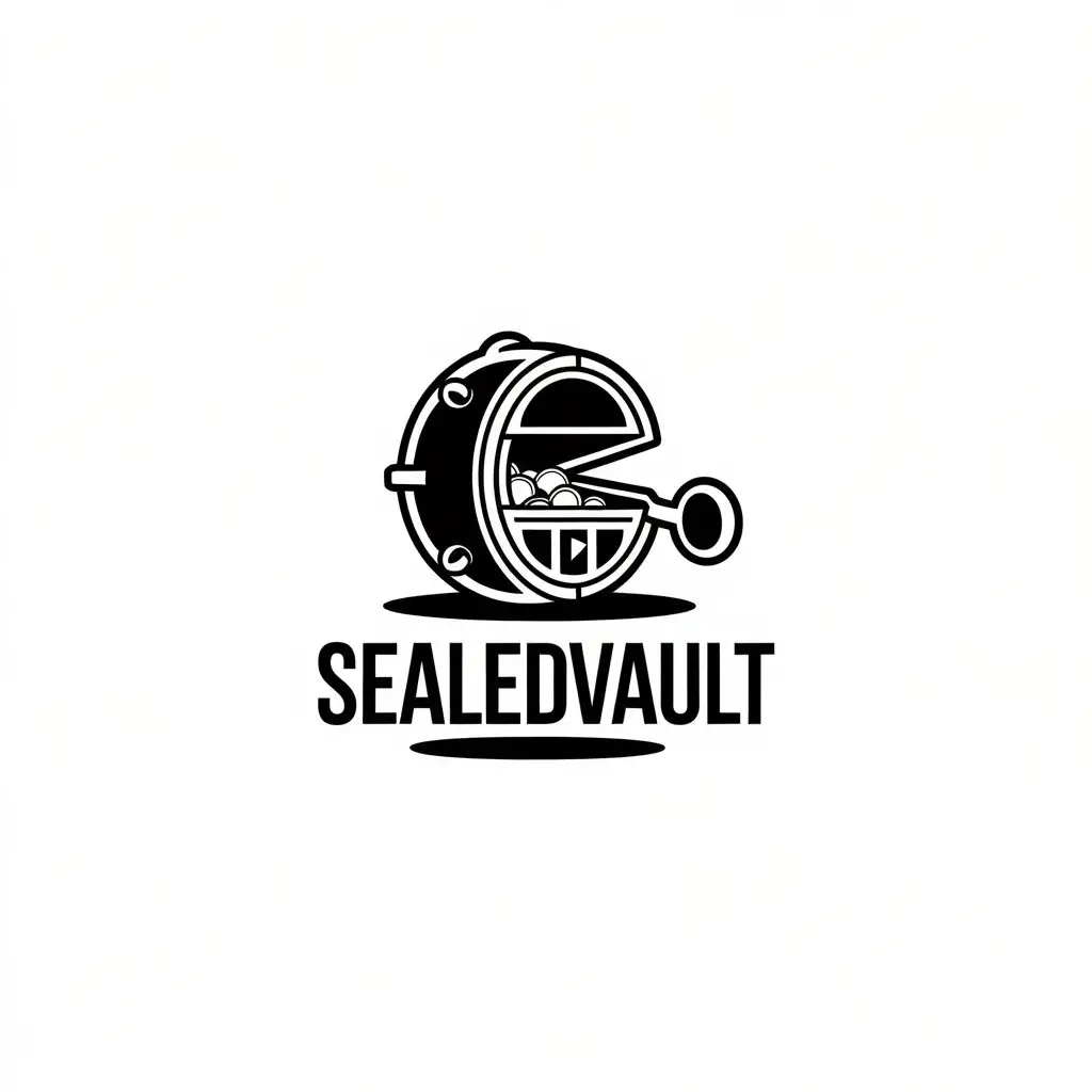 LOGO Design for SealedVault Modern Vault Symbol for the Entertainment Industry