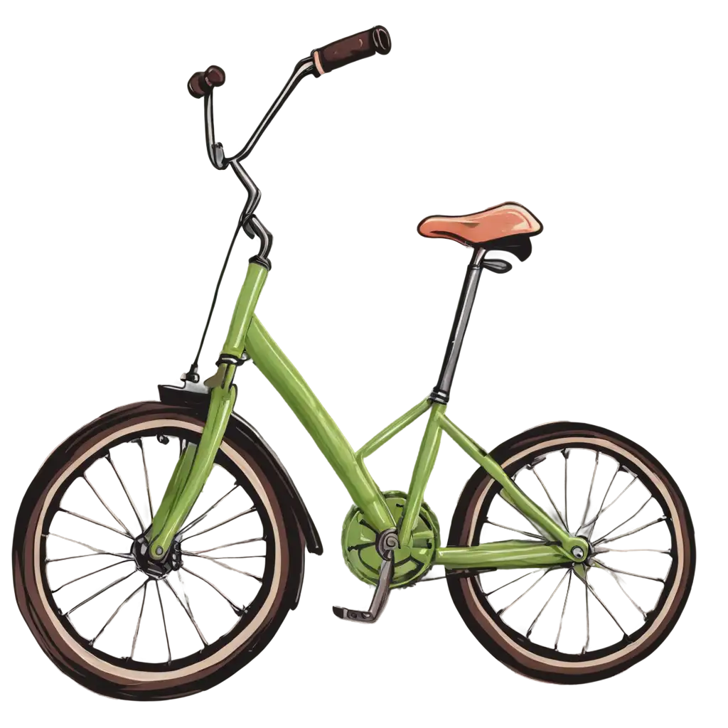 Kids-Bike-Drawn-PNG-HighQuality-Digital-Image-for-Versatile-Usage