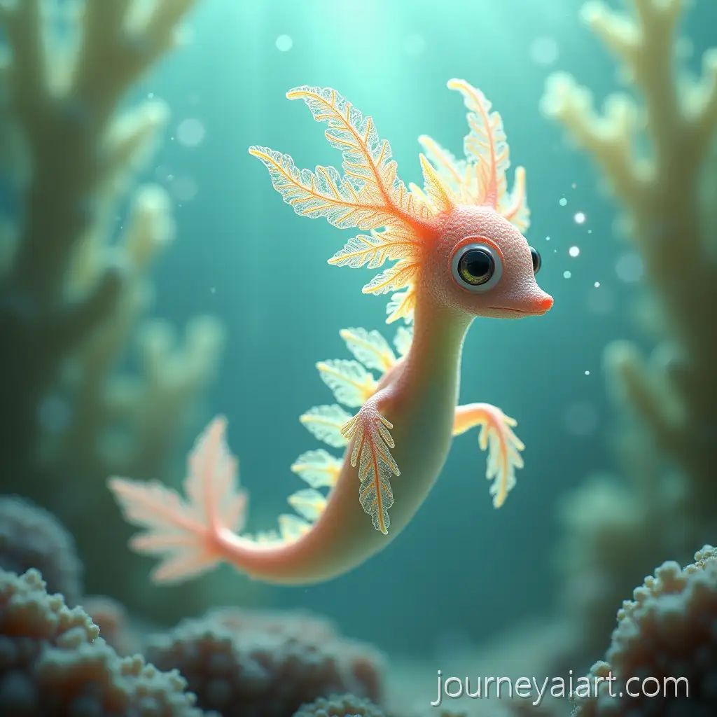 Macro-Fantasy-Portrait-of-Piper-the-Ghost-Pipefish-with-Luminous-Translucent-Fins