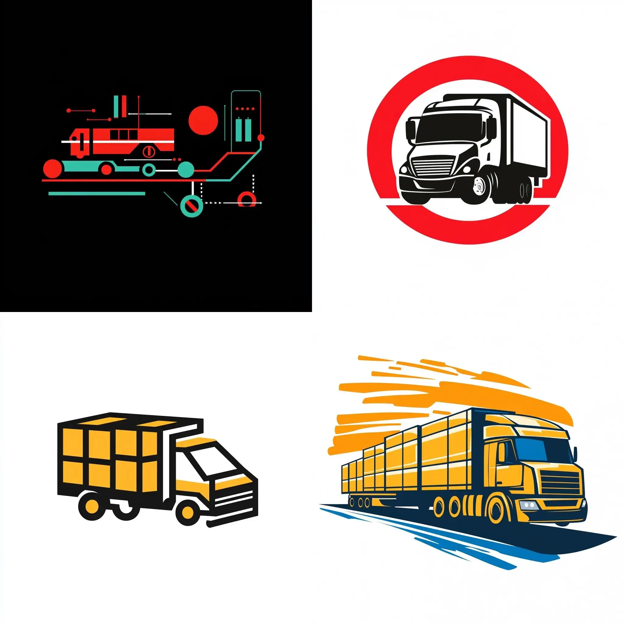 Streamlined-Production-and-Logistics-Logo-Design