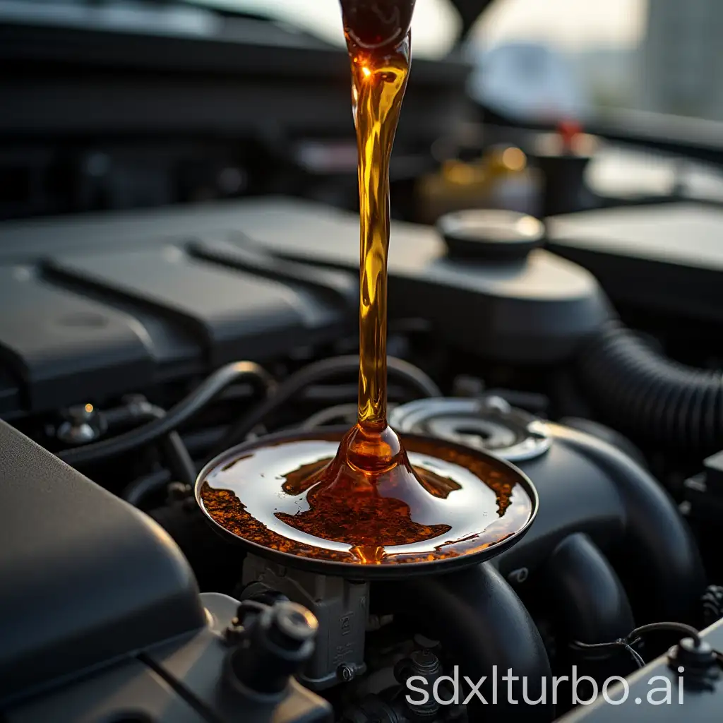 Mechanic-Checking-Engine-Oil-Level-in-Car-Workshop