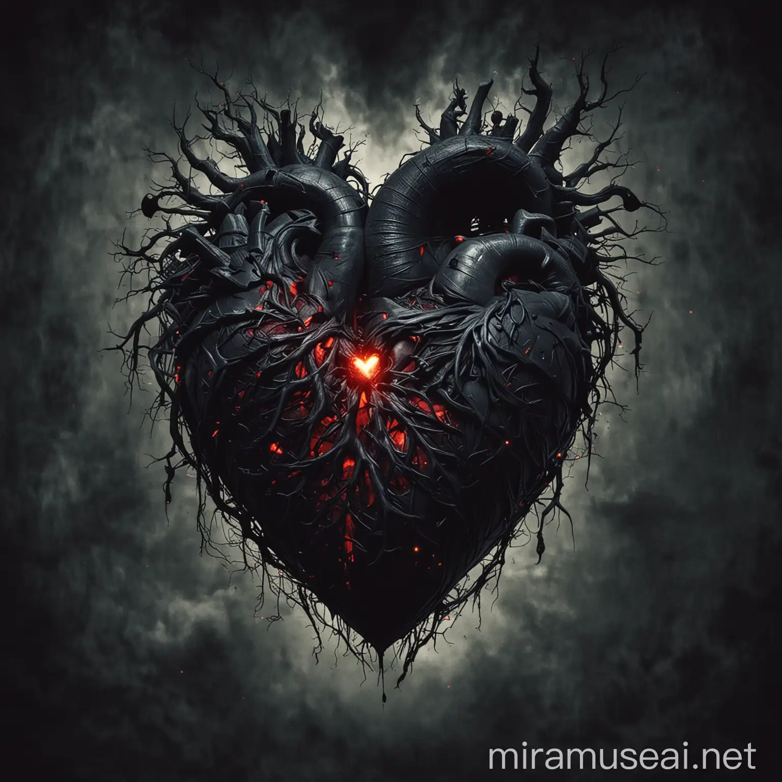 Heart made of darkness