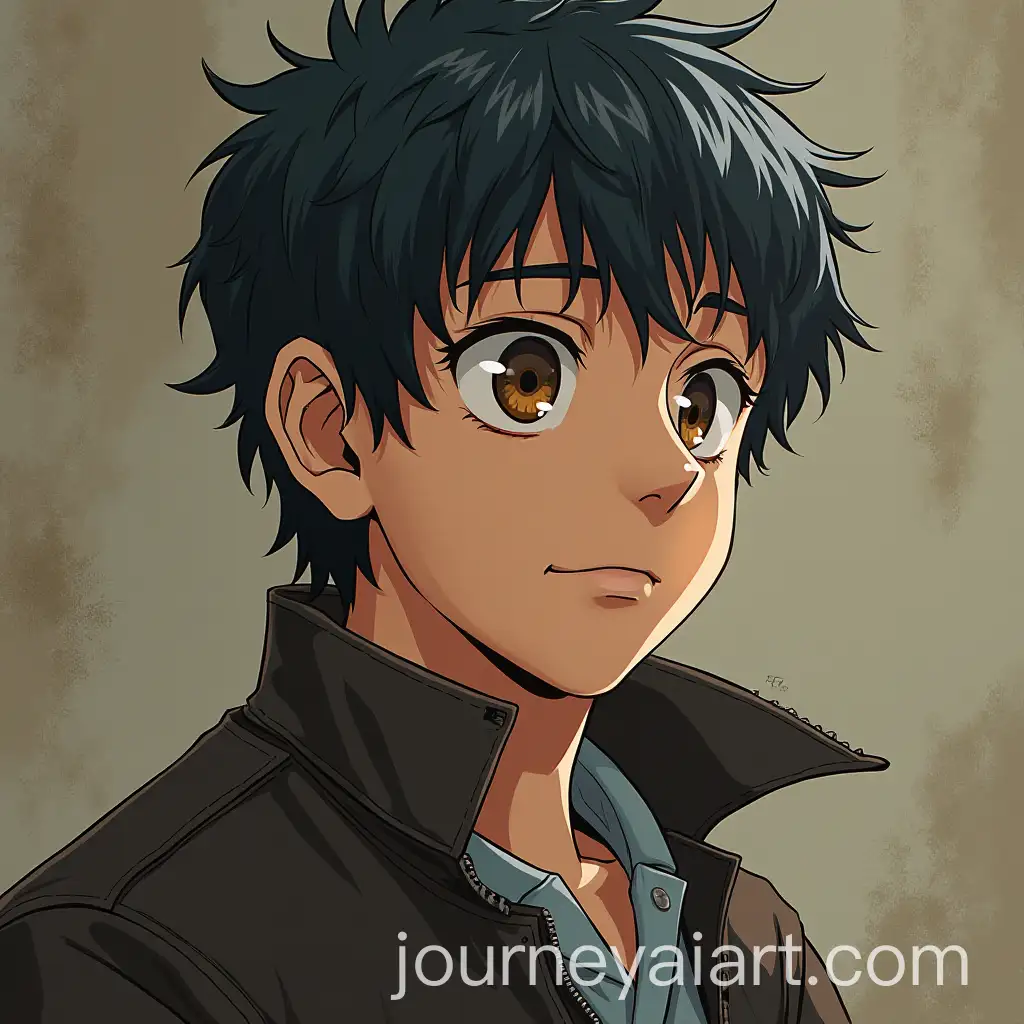 Realistic-Portrait-of-Umemiya-Hajime-in-Detailed-Style